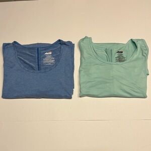 Avia Set Of 2 Women’s Size XXL (20) 1 Blue 1 Turquoise‎ Tank Tops